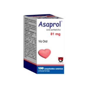 ASAPROL 81MG X 100 COMP (ACIDO ACETILSALICILICO)(LETI)(TABLETAS)