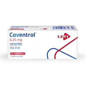 COVENTROL 6.25MG X 30 COMP (CARVEDILOL) (LETI) (TABLETAS)