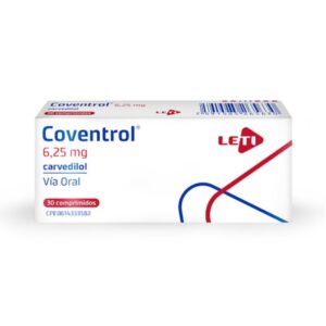 COVENTROL 25MG X 30 COMP (CARVEDILOL) (LETI) (TABLETAS)