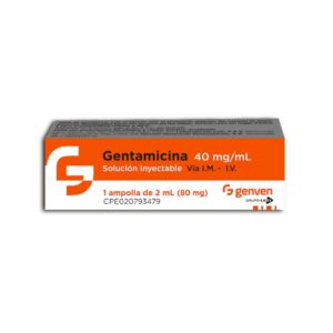 GENTAMICINA 80MG/2ML AMP I.M/I.V (GENVEN)