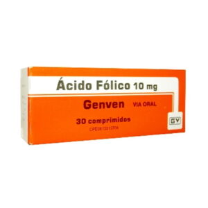 ACIDO FOLICO 10MG X 30 COMP (GENVEN)(TABLETAS)