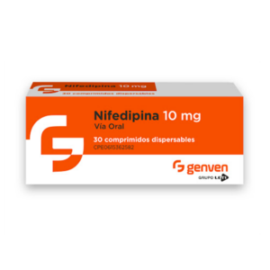 NIFEDIPINA 10MG X 30 TAB (GENVEN) (TABLETAS)