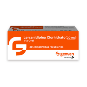 LERCANIDIPINA CLORHIDRATO 20 MG X 30 TAB (GENVEN)