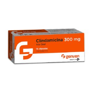 CLINDAMICINA 300MG X 16 CAP (GENVEN)(TABLETAS)