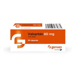 VALSARTAN 80MG X 30 TAB (GENVEN)(TABLETAS)