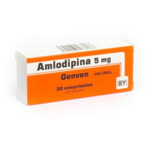 AMLODIPINA 5MG X 30 COMP (GENVEN)(TABLETAS)