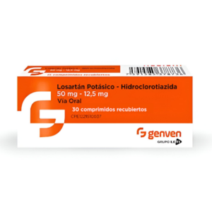 LOSARTAN POTASICO + HCT 50MG/12.5MG X 30 TAB (GENVEN) (TABLETAS)