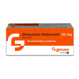 OLMESARTAN 20MG X 30 COMP (GENVEN) (TABLETAS)