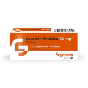 LOSARTAN POTASICO 50MG X 30 TAB (GENVEN) (TABLETAS)
