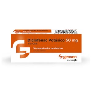 DICLOFENAC POTASICO 50MG X 10 COMP (GENVEN)(TABLETAS)