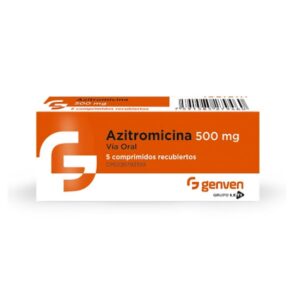AZITROMICINA 500MG X 5 TAB (GENVEN)(TABLETAS)