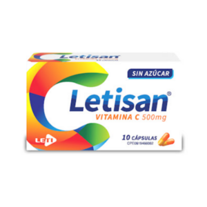 LETISAN 500MG X 10 CAP (VITAMINA C)(LETI) (TABLETAS)