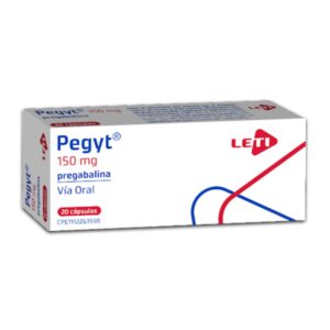 PEGYT 150MG X 20 CAP (PREGABALINA) (LETI)