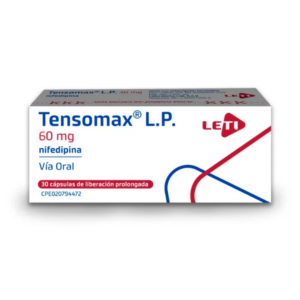 TENSOMAX L.P. 60MG X 30 CAP (NIFEDIPINA) (LETI) (TABLETAS)