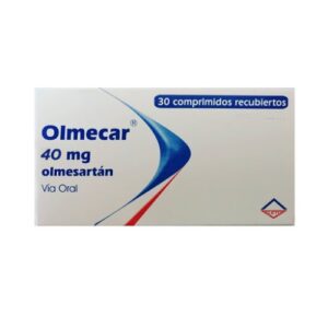 OLMECAR 40MG X 30 COMP (OLMESARTAN) (LETI) (TABLETAS)