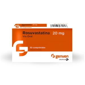 ROSUVASTATINA 20MG X 30 TAB (GENVEN)(TABLETAS)