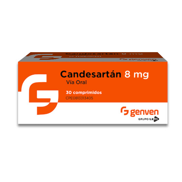 CANDESARTAN 8MG X 30 COMP (GENVEN)