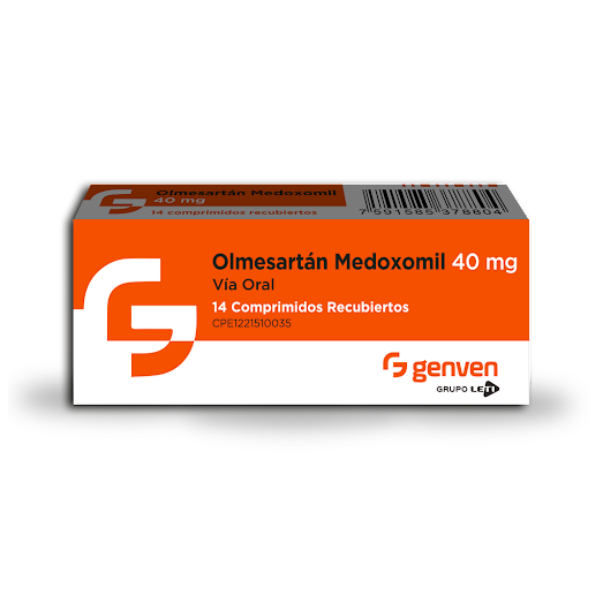 OLMESARTAN 40MG X 14 COMP (GENVEN) (TABLETAS)