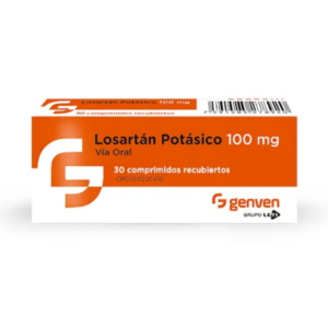 LOSARTAN POTASICO 100MG X 30 TAB (GENVEN) (TABLETAS)