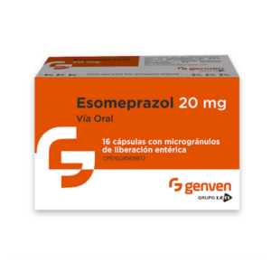 ESOMEPRAZOL 20MG X 16 CAP MICROGRANULOS (GENVEN)