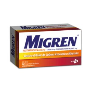 MIGREN 650MG/50MG/1MG X 20 COMP (LETI) (TABLETAS)