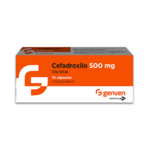 CEFADROXILO 500MG X 10 CAP (GENVEN)(TABLETAS)