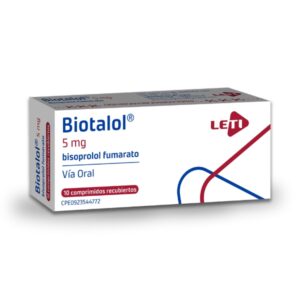 BIOTALOL 5MG X 10 COMP (BISOPROLOL) (LETI) (TABLETAS)