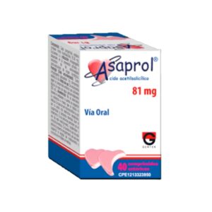 ASAPROL 81MG X 40 COMP (ACIDO ACETILSALICILICO)(LETI)(TABLETAS)