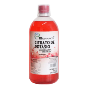 CITRATO DE POTASIO 10% JBE X 1L (BIOFARCO) (RECETURA)
