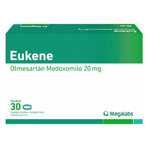 EUKENE 20MG X 30 TAB (OLMESARTAN) (TABLETAS) (MEGALABS)