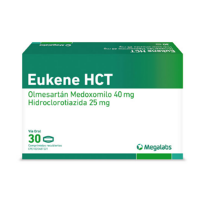EUKENE HCT 40 MG / 25 MG X 30 COMP (OLMESARTAN/HIDROCLOROTIAZIDA) (MEGALABS)