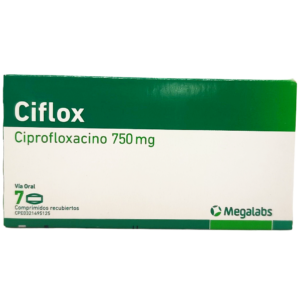 CIFLOX 750MG X 7 COMP (CIPROFLOXACINA) (MEGALABS)