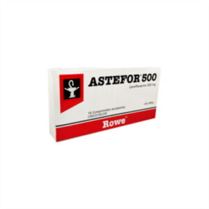 ASTEFOR 500MG X 10 COMP (LEVOFLOXACINA)(ROWE)(TABLETAS)