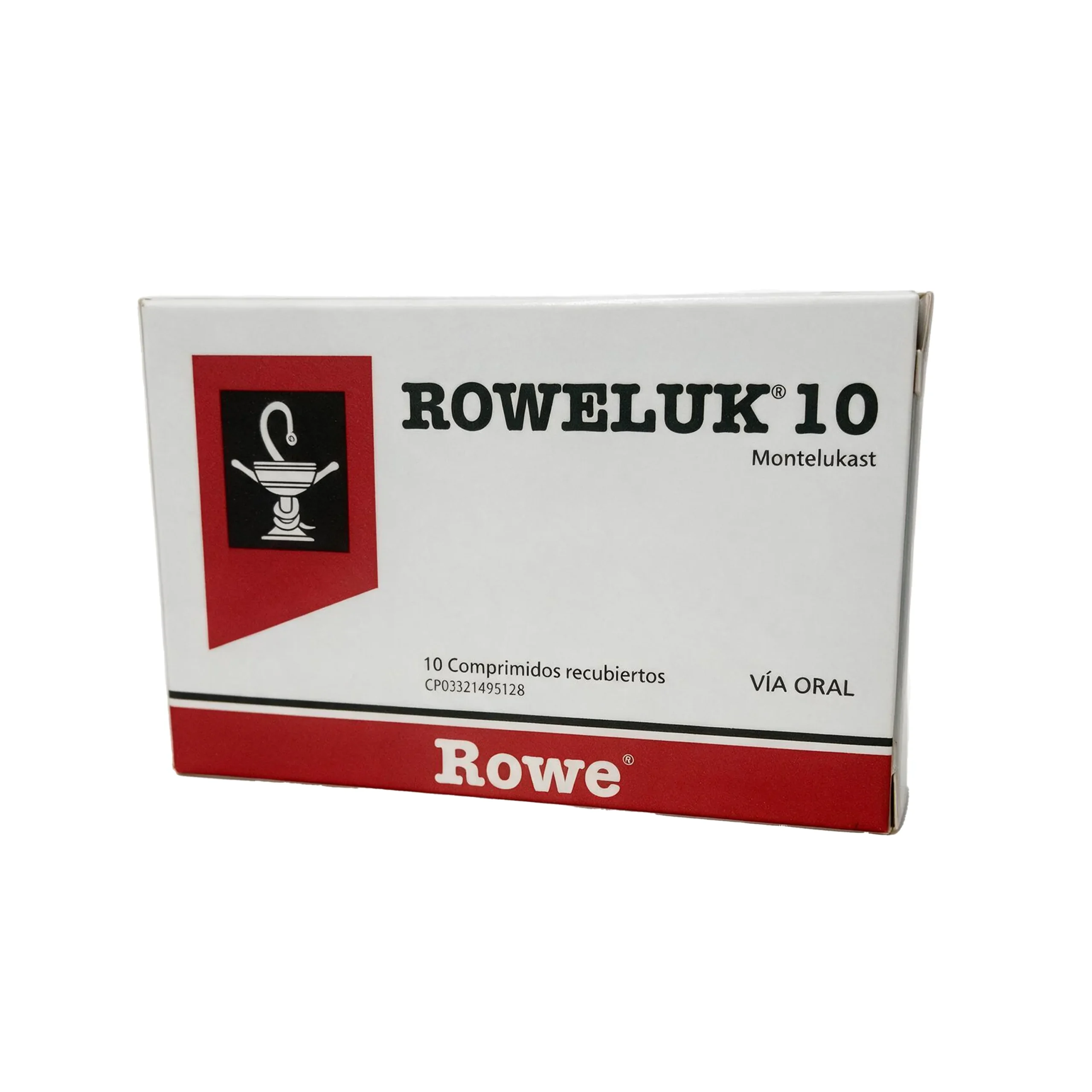 ROWELUK 10MG X 10 COM (MONTELUKAST)(ROWE)(TABLETAS)
