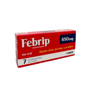 FEBRIP 650MG X 7 COMP (ACETAMINOFEN) (TABLETAS) (MEGALABS)