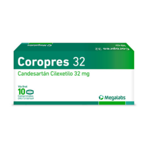 COROPRES 32MG X 10 TAB (CANDESARTAN) (MEGALABS)