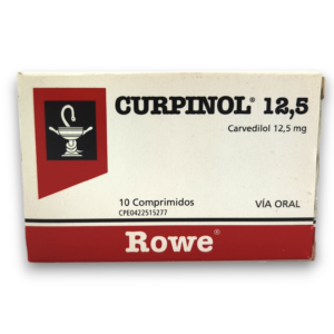CURPINOL 12.5MG X 10 COMP (CARVEDILOL)(ROWE)(TABLETAS)