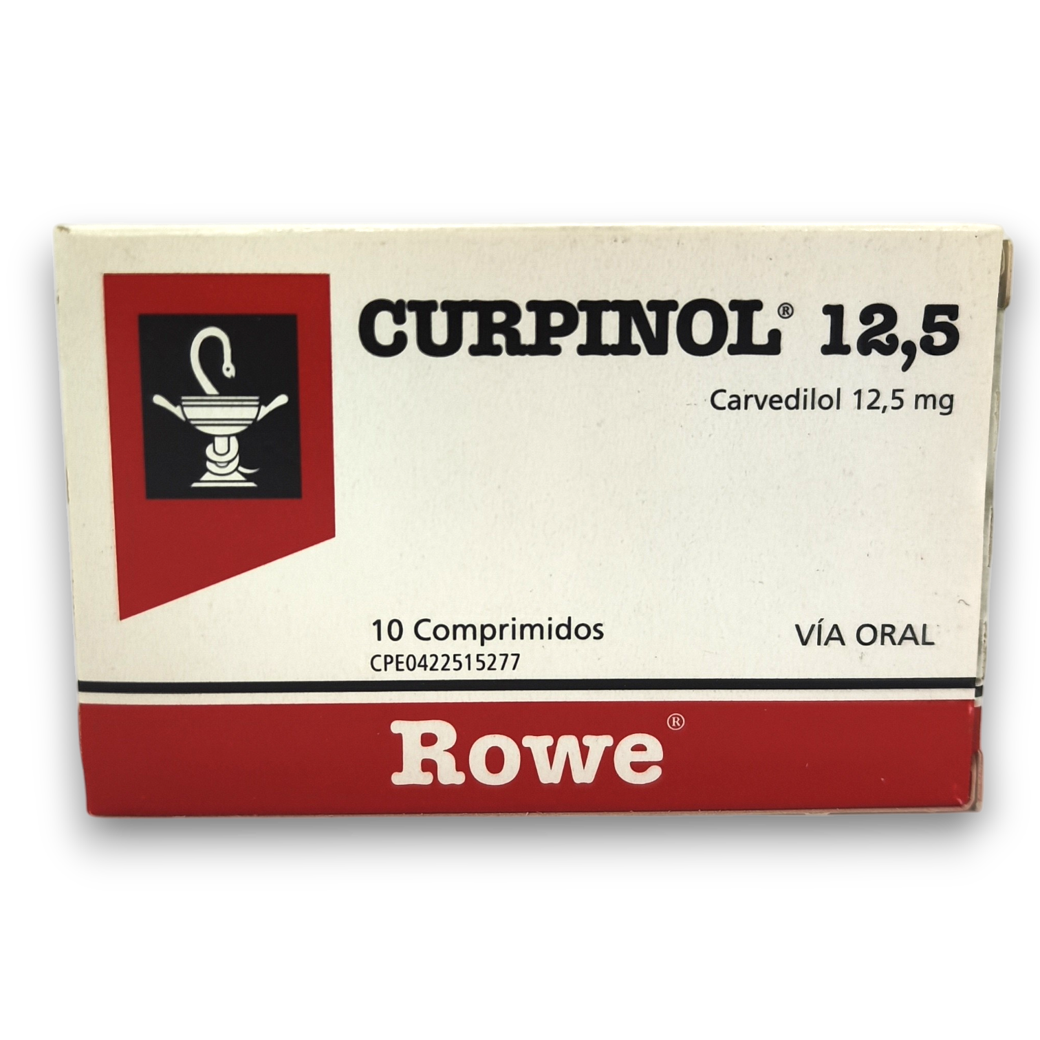CURPINOL 12.5MG X 10 COMP (CARVEDILOL)(ROWE)(TABLETAS)