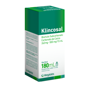 KLINCOSAL 262MG/500MG JBE X 180ML (BISMUTO SUBCARBONATO+CARB CALCIO)(MEGALABS)