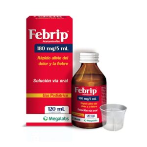 FEBRIP 180MG/5ML X 120ML JBE PED (ACETAMINOFEN) (JARABES) (MEGALABS)