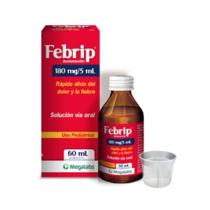 FEBRIP 180MG/5ML X 60ML JBE PED (ACETAMINOFEN) (JARABES) (MEGALABS)