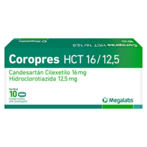 COROPRES H 16MG/12.5MG X 10 TAB (CANDESARTAN + HCT)(MEGALABS)