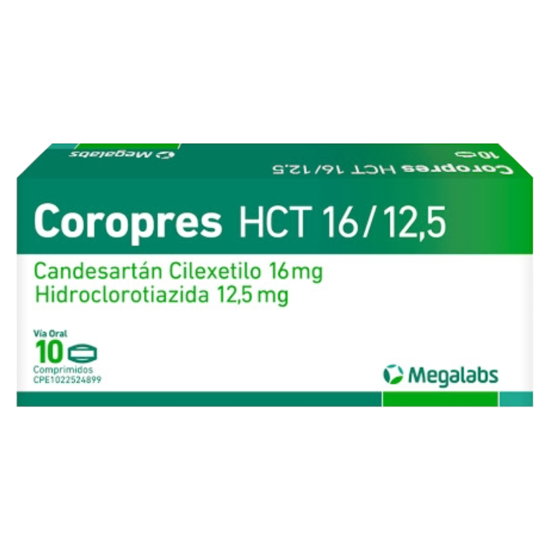 COROPRES H 16MG/12.5MG X 10 TAB (CANDESARTAN + HCT)(MEGALABS)