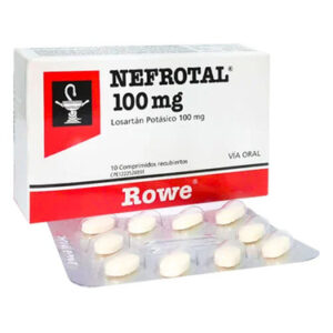 NEFROTAL 100MG X 10 COMP (LOSARTAN POTASICO) (ROWE) (TABLETAS)