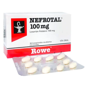 NEFROTAL 100MG X 30 COMP (LOSARTAN POTASICO) (ROWE) (TABLETAS)