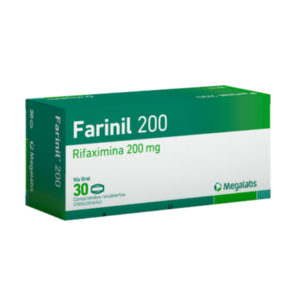 FARINIL 200MG X 30 TAB (RIFAXIMINA) (TABLETAS) (MEGALABS)
