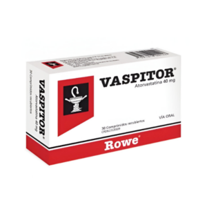 VASPITOR 40MG X 30 COMP (ATORVASTATINA) (ROWE) (TABLETAS)