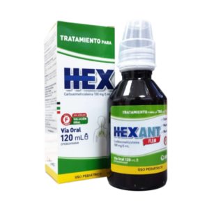 HEXANT FLEM 100MG/5ML 120ML (CARBOXIMETILCISTEINA) PEDIATRICO(MEGALABS)