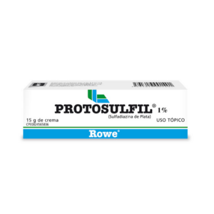 PROTOSULFIL CREMA 15G (SULFADIAZINA DE PLATA)(ROWE)