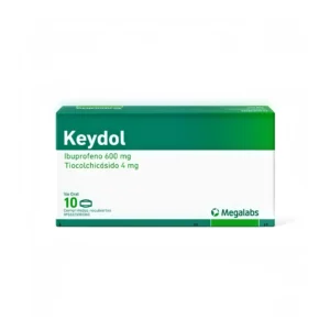 KEYDOL 600 MG /4 MG  X 10 TAB (IBUPROFENO TIOCOLCHICOSIDO) (MEGALABS)